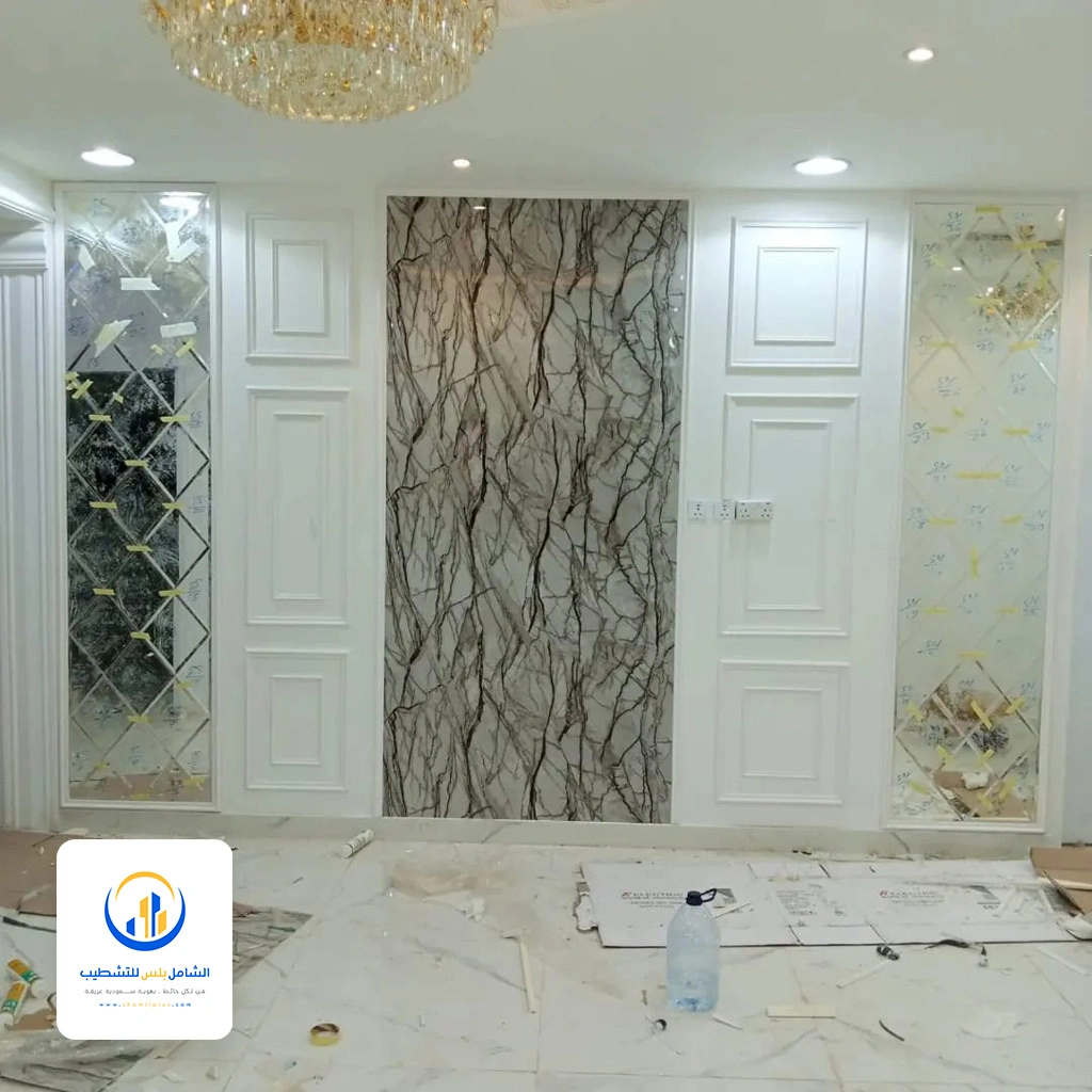 ديكور صاله بديل الرخام الرياض